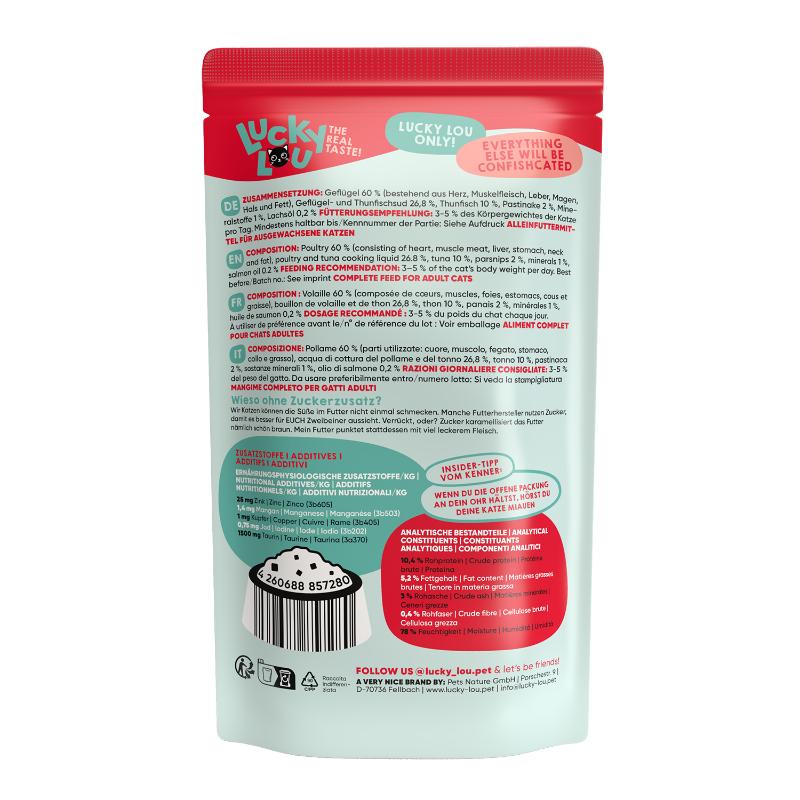 Lucky Lou LifeStage Adult Πουλερικά & Τόνος 125gr - Image 3
