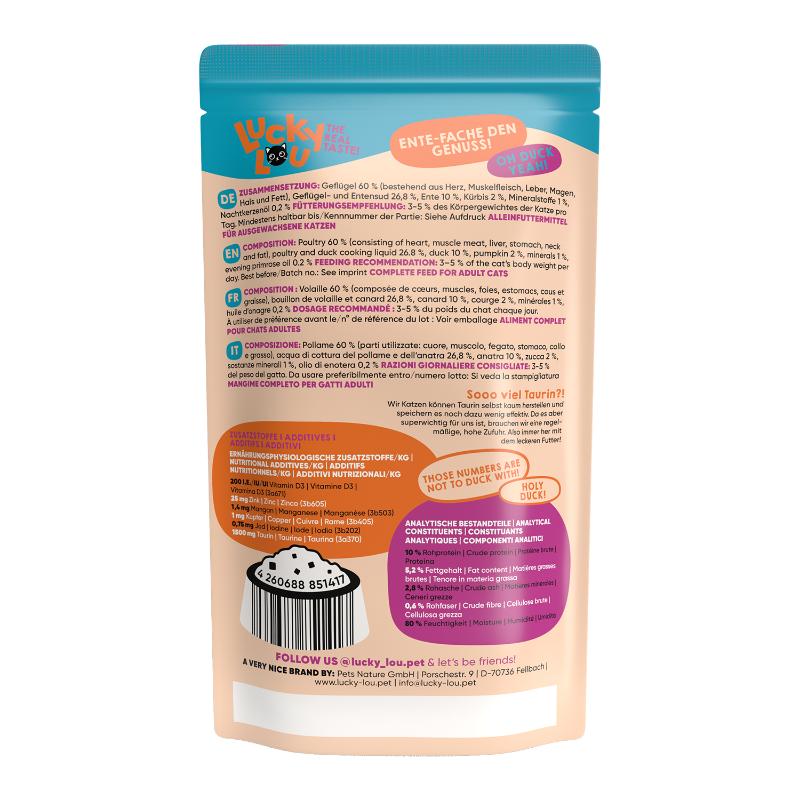 Lucky Lou LifeStage Adult Πουλερικά & Πάπια 125gr - Image 3