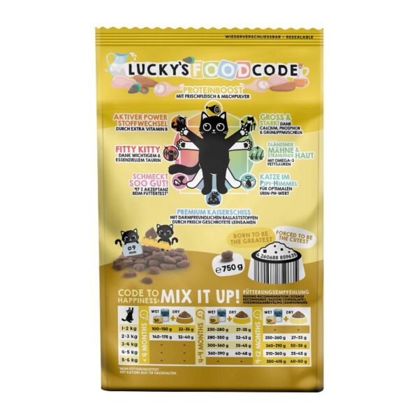 Lucky Lou Food Code Kitten Πουλερικά & Φρέσκο Κοτόπουλο