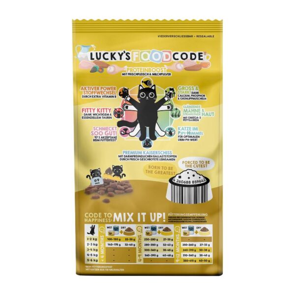Lucky Lou Food Code Kitten Πουλερικά & Φρέσκο Κοτόπουλο