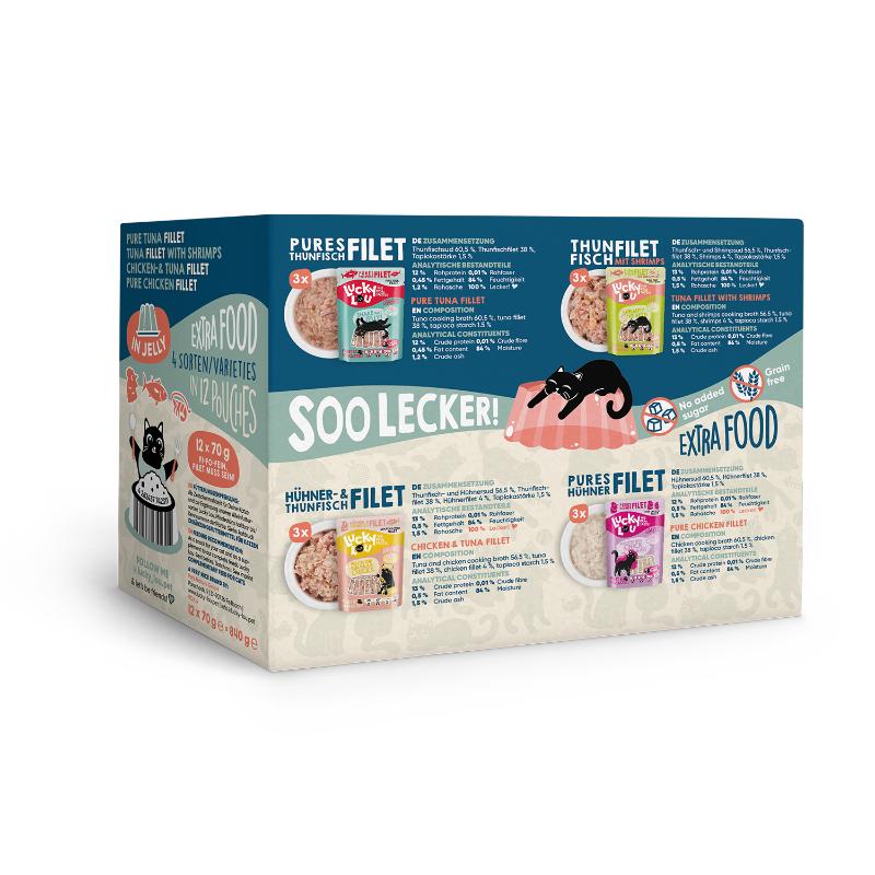Lucky Lou ExtraFood Jelly Mix Box Φακελάκι 12x70gr - Image 4