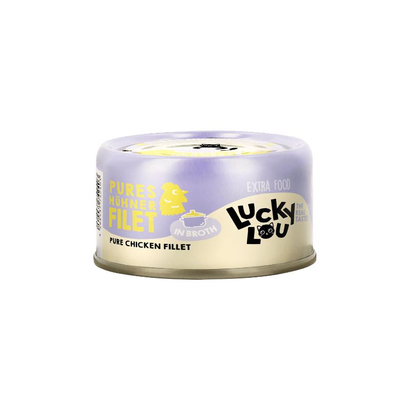 130062403_Lucky_Lou_ExtraFood_Fileto_Kotopoulou_se_zomo_Konserva_70gr Lucky Lou ExtraFood Φιλέτο Κοτόπουλου σε Ζωμό 70gr - Image 1