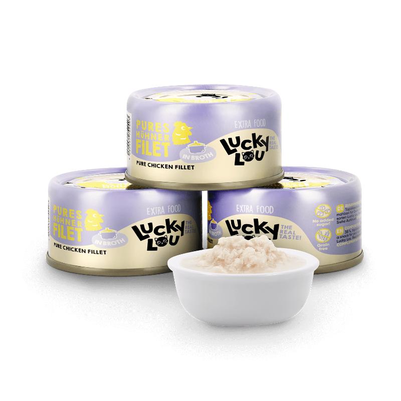 Lucky Lou ExtraFood Φιλέτο Κοτόπουλου σε Ζωμό 70gr - Image 4