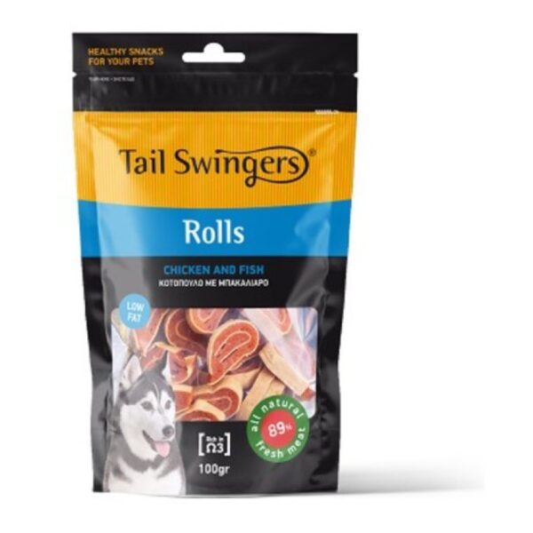 Tail Swingers Rolls Ρολάκια με Κοτόπουλο & Ψάρι 100gr