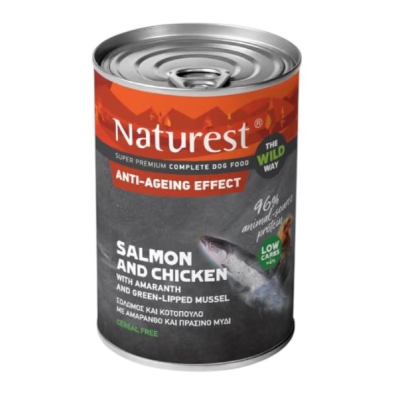 Naturest Anti-Ageing Effect με Σολομό, Κοτόπουλο & Μύδια 400gr